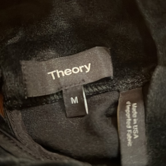 Theory black velvet turtle neck - Picture 4 of 4